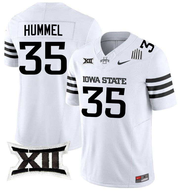 Jacob Hummel Jersey,Iowa State Cyclones #35 Jacob Hummel College Jersey Youth-2024 White